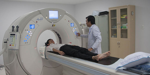 Máy chụp CT tầm soát ung thư phổi tại bệnh viện Bạch Mai