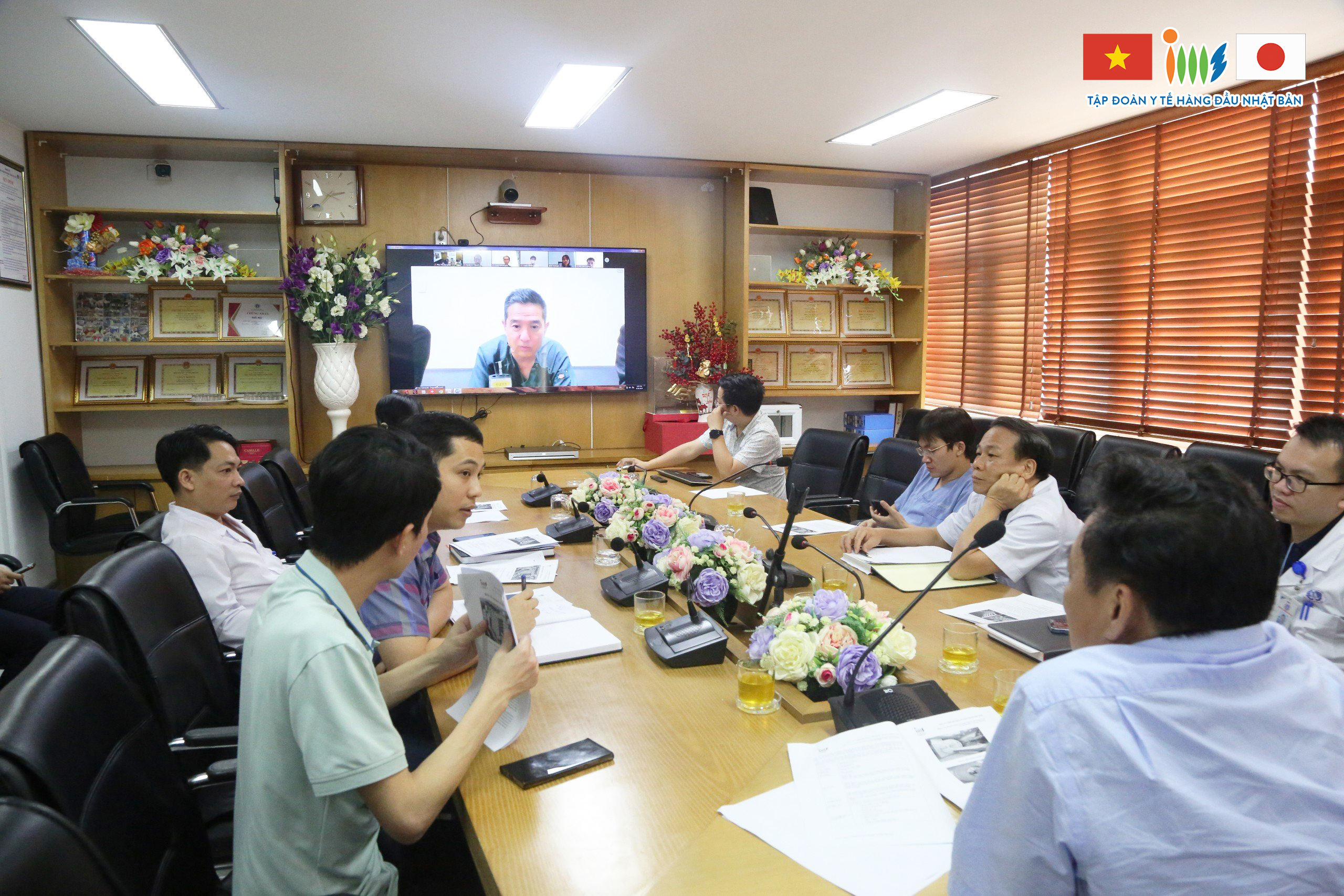 Họp trực tuyến Tập đoàn IMS và Bệnh viện đa khoa tỉnh Phú Thọ
