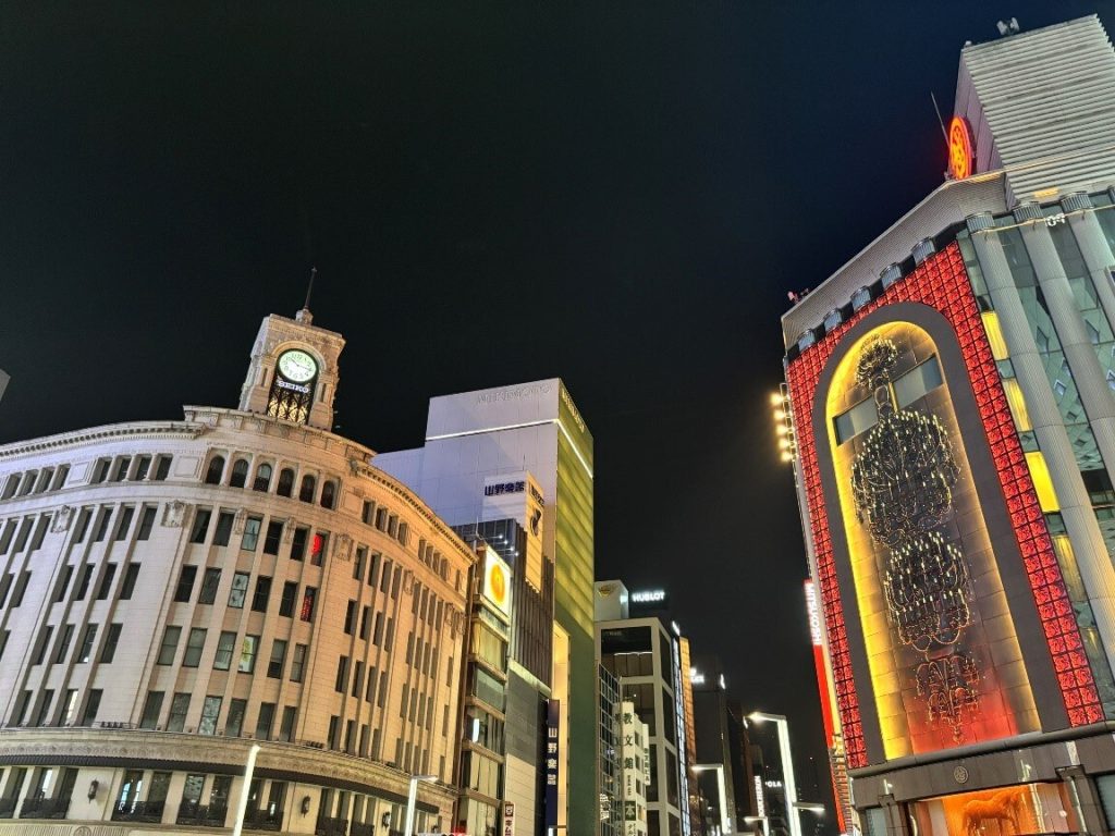 Ngã tư khu Ginza 4-chome